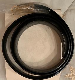 Cintura uomo pelle nera di vitello originale