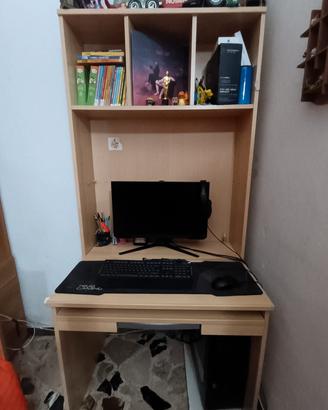 💻 Scrivania Studio / Gaming con Scaffalatura