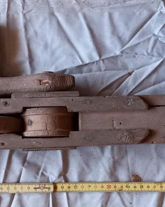 Passa treccia / torcitoio antico in legno