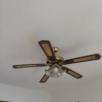 Lampadario con ventilatore