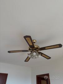 Lampadario con ventilatore