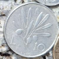 MONETA - 10 LIRE ULIVO PEGASO 1949 REPUBBLICA ITAL