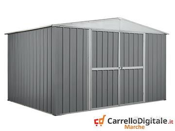 Box in lamiera Acciaio 360x260cm 9mq grigio chiaro