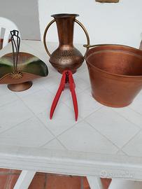 Oggetti in rame da arredamento + schiaccianoci