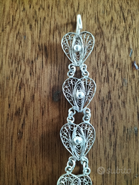 Bracciale in filigrana d'argento
