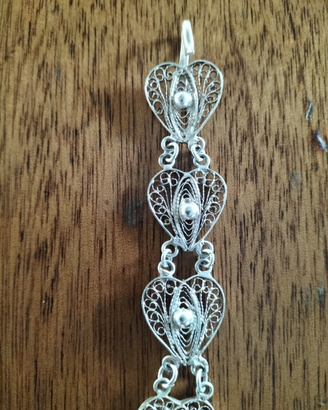 Bracciale in filigrana d'argento
