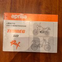 libretto uso e manutenzione aprilia tuareg RX 50