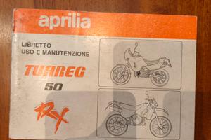 libretto uso e manutenzione aprilia tuareg RX 50
