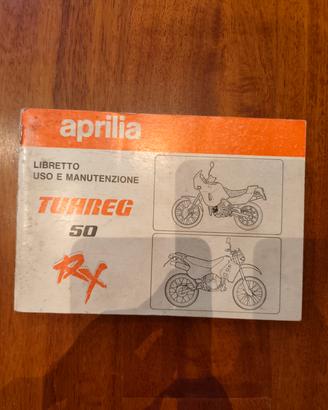 libretto uso e manutenzione aprilia tuareg RX 50