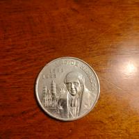 Moneta Argento Messico 5 Pesos Hidalgo 27,76