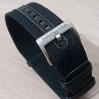 Cinturino per Hamilton 38/42 _ 20 22mm Nero/NUOVO 