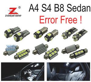 KIT 19 LAMPADE LED INTERNE PER AUDI A4 B8 8K2 S4 S