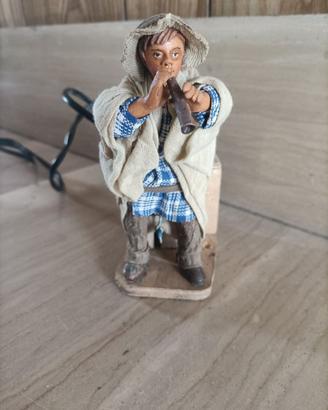 Statua Pastore in movimento presepe napoletano