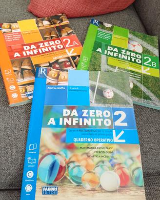Libri matematica "da zero a infinito 2" per la sec