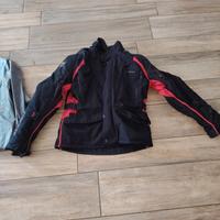 GIACCA TOURING X-TOURER D-DRY 3 STRATI NERO ROSSO
