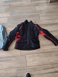 GIACCA TOURING X-TOURER D-DRY 3 STRATI NERO ROSSO
