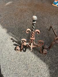 Alari in ferro per camino