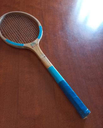 racchetta da tennis in legno Vintage