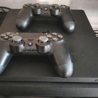 PlayStation 4 con due joystick+scatola originale