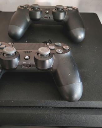 PlayStation 4+2 joystick+2giochi+scatola originale