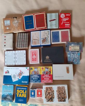 Carte da gioco vintage Italiane e straniere