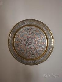 Vassoio circolare in ottone 