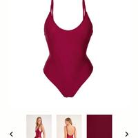 Rio de Sol Costume Intero Borgogna – Serie Tina, S