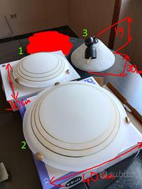 Lampadari e Applique misure varie