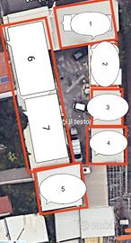 Deposito magazzino in area di corte