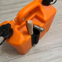 Accessorio porta lime taniche stihl