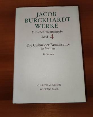 Burckhardt - Die Cultur der Renaissance in Italien