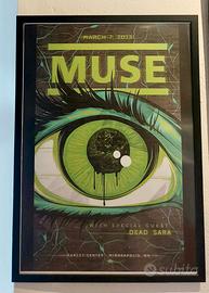 poster misura cm 50x70 con soggetto MUSE