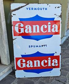 insegna smaltata Gancia 