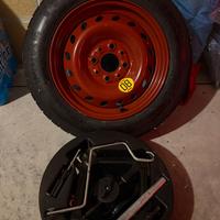 Ruotino di scorta Panda 135/80/13 + kit chiavi