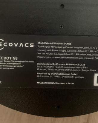 robot aspirapolvere e lavapavimenti Ecovacs