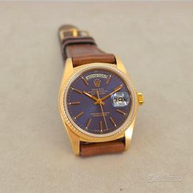 ROLEX DAYDATE 18038 RARO BLUE SOLEIL 1977