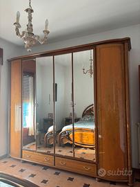 Camera da letto completa in legno,stile classico