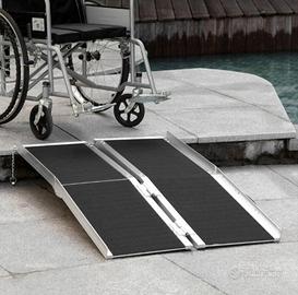 Rampa per sedia a rotelle pieghevole
