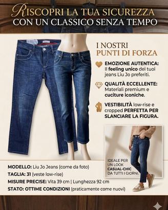 Jeans Liu Jo Donna Taglia 31 Look Casual-Chic