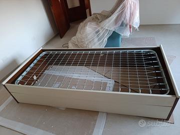 struttura letto singolo+pensile