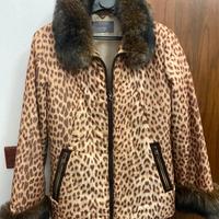 Giacca imbottita maculata