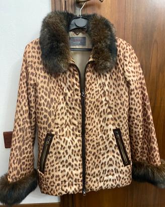 Giacca imbottita maculata