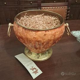 Portaghiacci ottone e radica