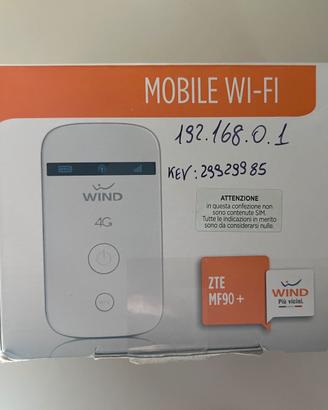 ZTE MF90 + Modem Router Portatile Wi-Fi TIM