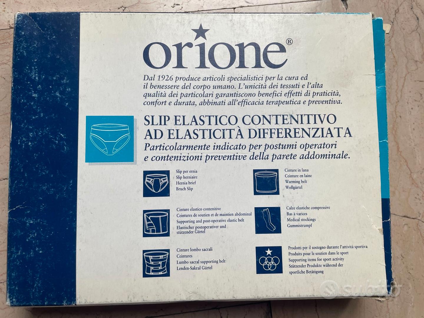 Hernia Belt Orione Slip Contenitivo Slip Donna Elastico