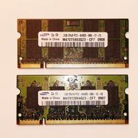 Memorie SAMSUNG DDR2 SODIMM (3GB) per laptop