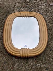Specchio da tavolo in resina vintage anni ‘60