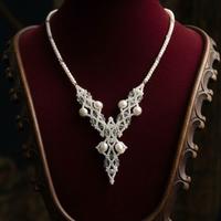 Collana Artigianale Retrò Perle vere pezzo unico