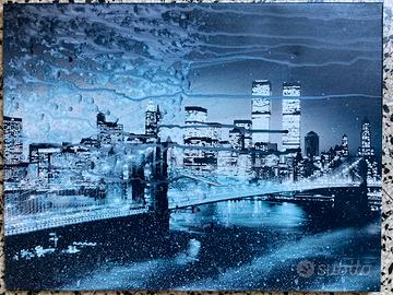Quadro poster stampa su tela di New York