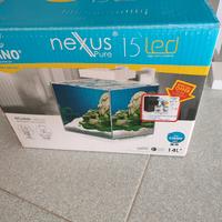 Acquario Ciano Nexus Pure 15 Led buone condizioni 